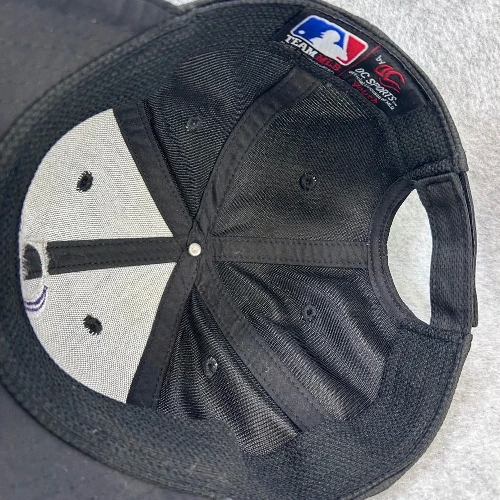 CR Logo Youth Black OC Sports Baseball Hat MLB Team Cap Adjustable OSFM